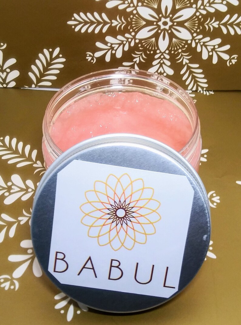 Exfoliating Body Scrub / Instant Manicure and Pedicure / from Etsy