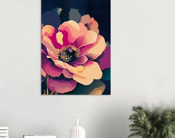 Stunning Anenome Flower Wall Art Print