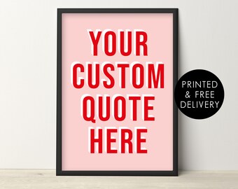 Custom Typography Etsy