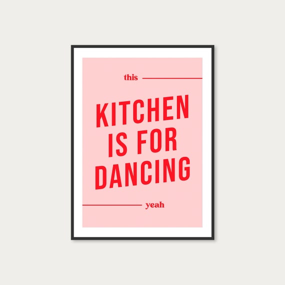 Funny Kitchen Quotes, Kitchen Prints, Kitchen Decor- A5, A4 A3 Prints  Kitchen Decor