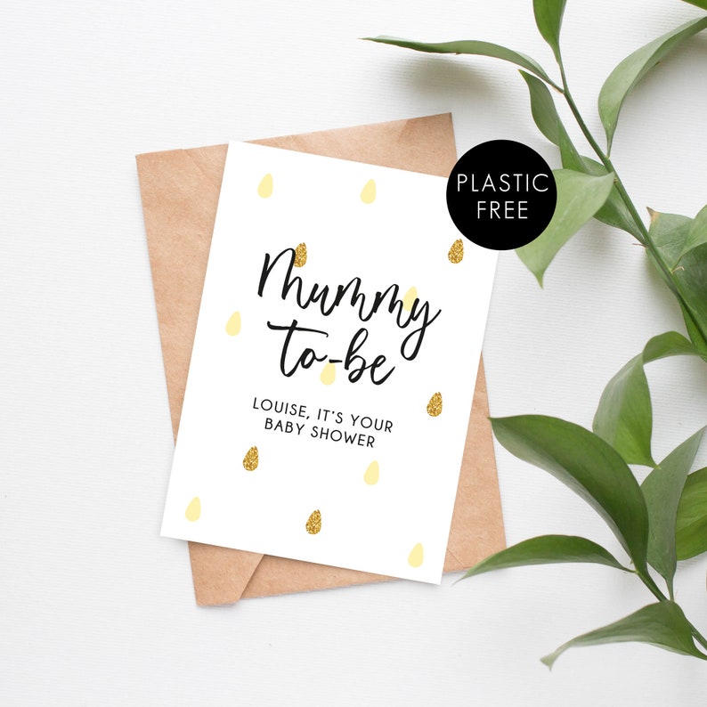 New Mum Card Personalised Baby Shower Greeting Card New Baby Girl Card Mummy-To-Be Card New Baby Boy Card New Parent Card