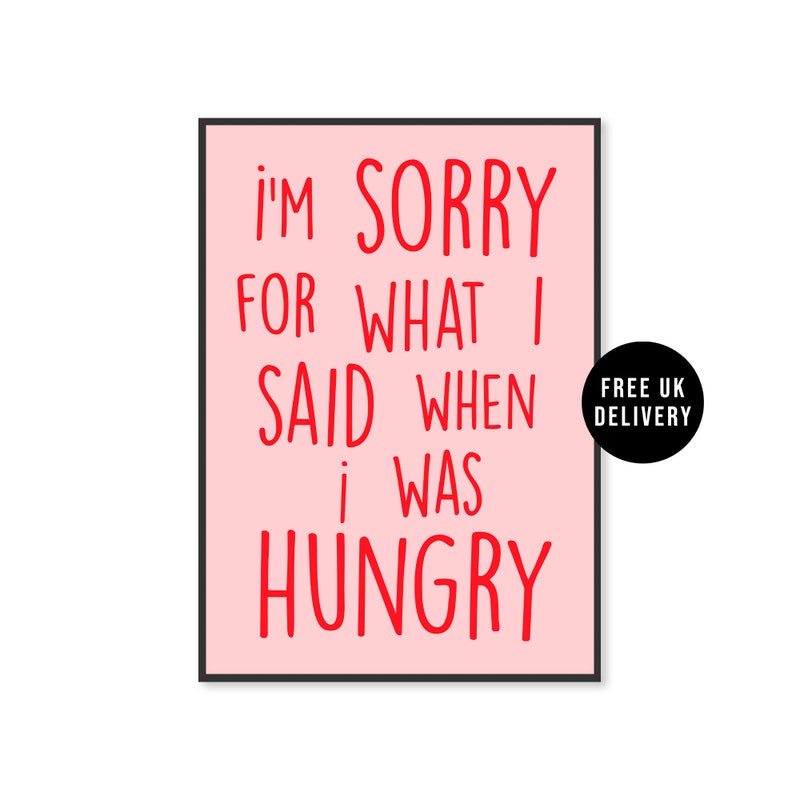 When I Was Hungry Etsy