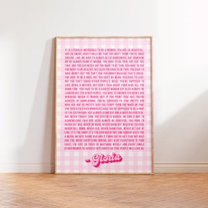 Gloria's monoloogprint
