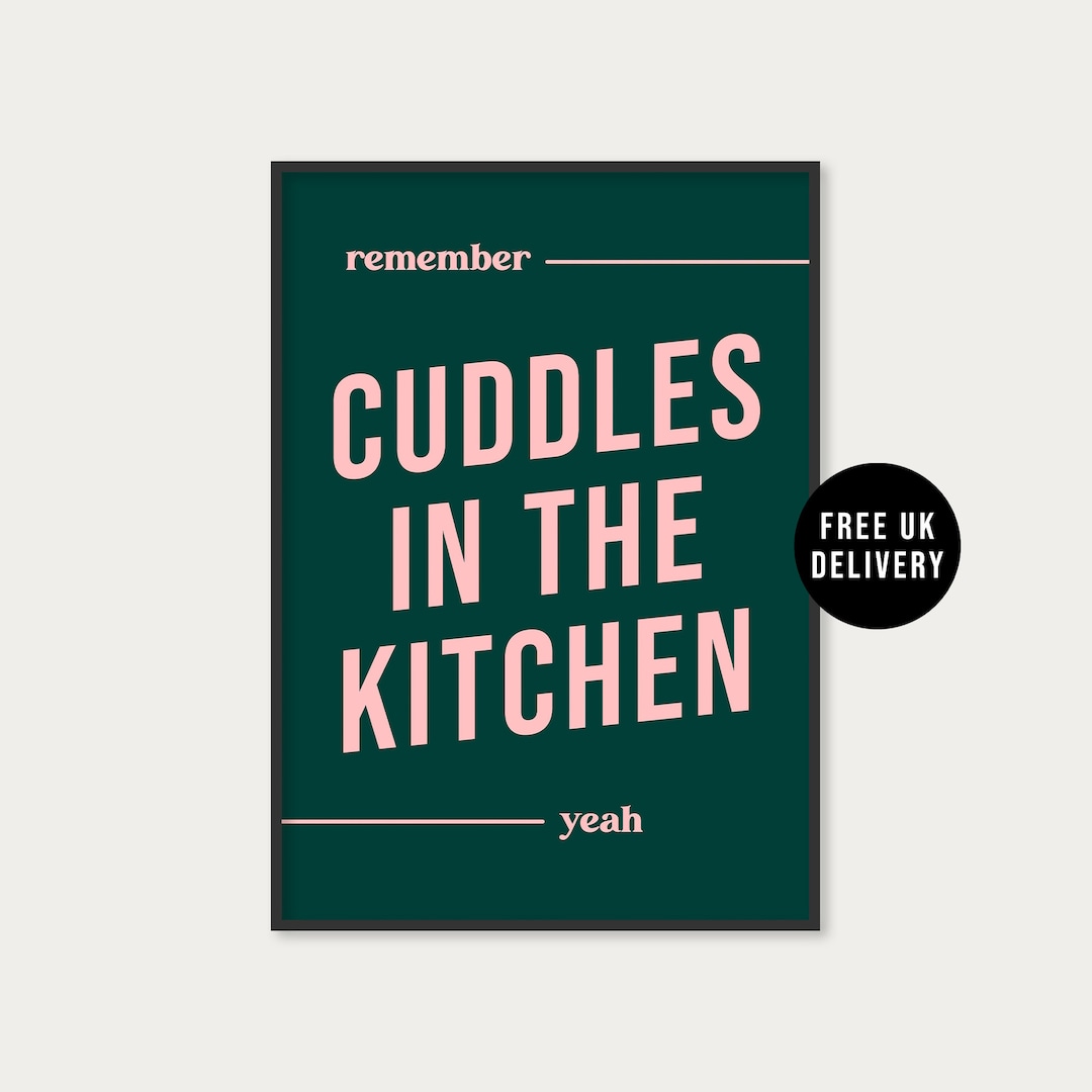 Remember Cuddles in the Kitchen Print, Mardy Bum Inspired Lyrics Print, Music Posters Prints Remember Cuddles in the Kitchen Print, Mardy Bum Inspired Lyrics Print, Music Posters Prints