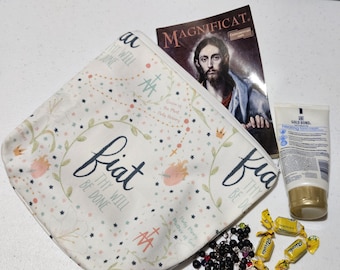 Fiat Pouch: Catholic Veil Bag, First Communion Gift