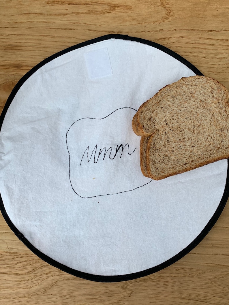 Food Wrap Lunch Bag in Organic Cotton With Wax Interlayer Etsy