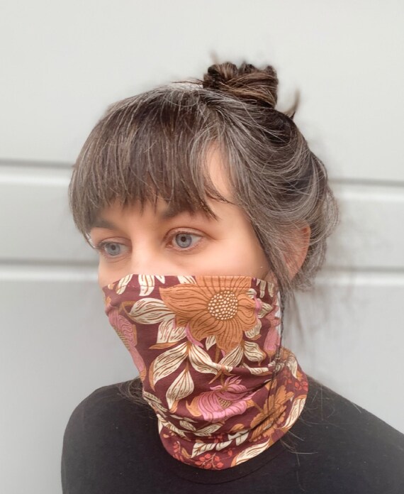 Organic Neck Gaiter / Face Mask / Scarf Man & Woman Etsy