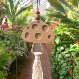 Macrame Mushroom Car Charm | Car Hanging