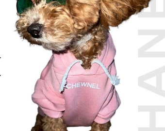 Dog Sweater Chewnel Dog Hoodie Trendy Dog Sweater Designer Dog Clothes