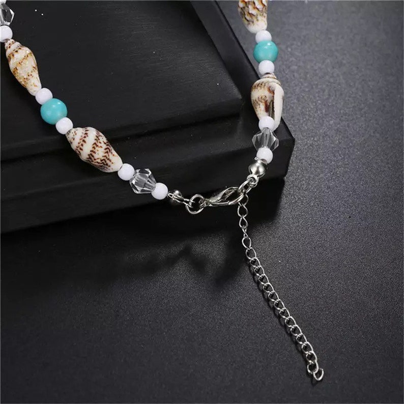 Handmade Bohemian Foot Chain Boho Beach Anklet Leg Bracelet Shell Beads Starfish Anklet