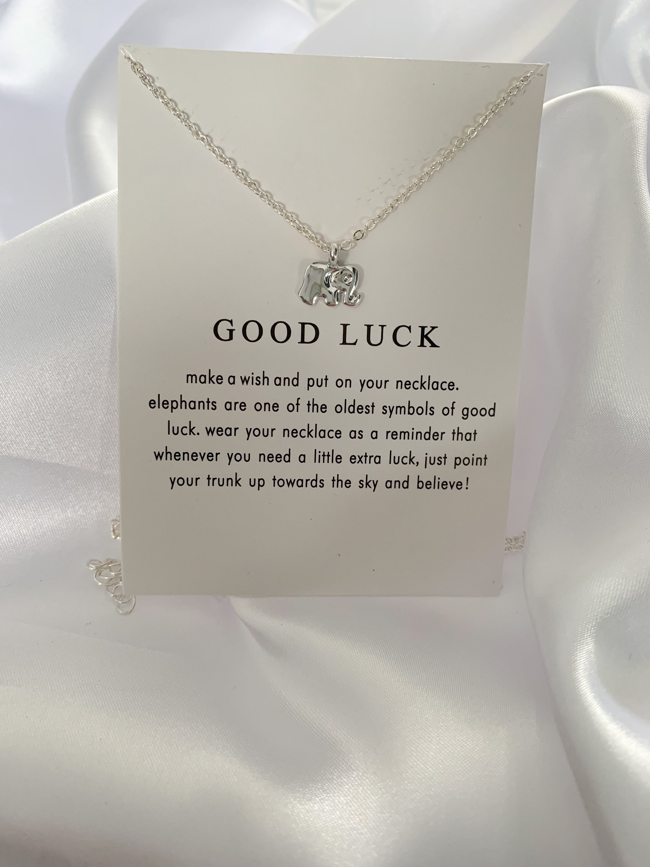 Meaning Necklace Good Luck Elephant Thoughtful Gifts for 