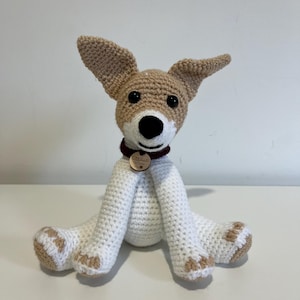 Jack Russell Doggo (Pattern by @littlegreenbear). Custom pet