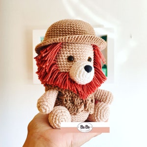 Lion Safari Amigurumi Crochet Pattern PDF | Stuffed Animal Toy | Baby Gift | Nursery Jungle Decor | Digital Tutorial Download