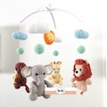 Safari Baby Mobile Crochet Pattern PDF \u2013 Nursery Crib Mobile \u2013 Amigurumi Animals \u2013 Lion Elephant Giraffe Monkey product logo