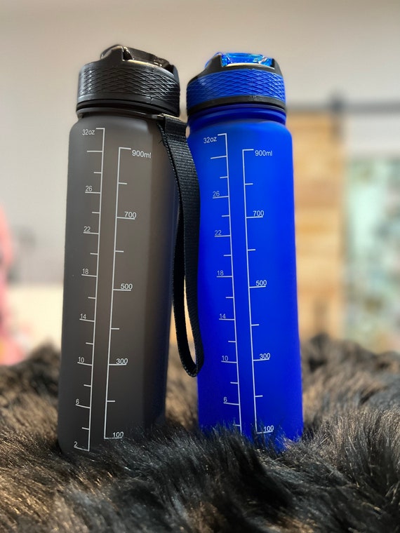  Time Marked Cute Water Bottles for Women and Men, BPA Free