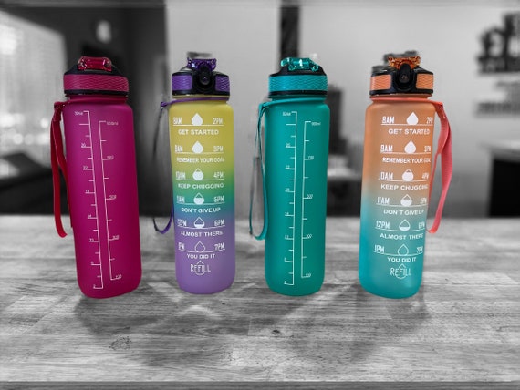 Time Marked Water Bottles 