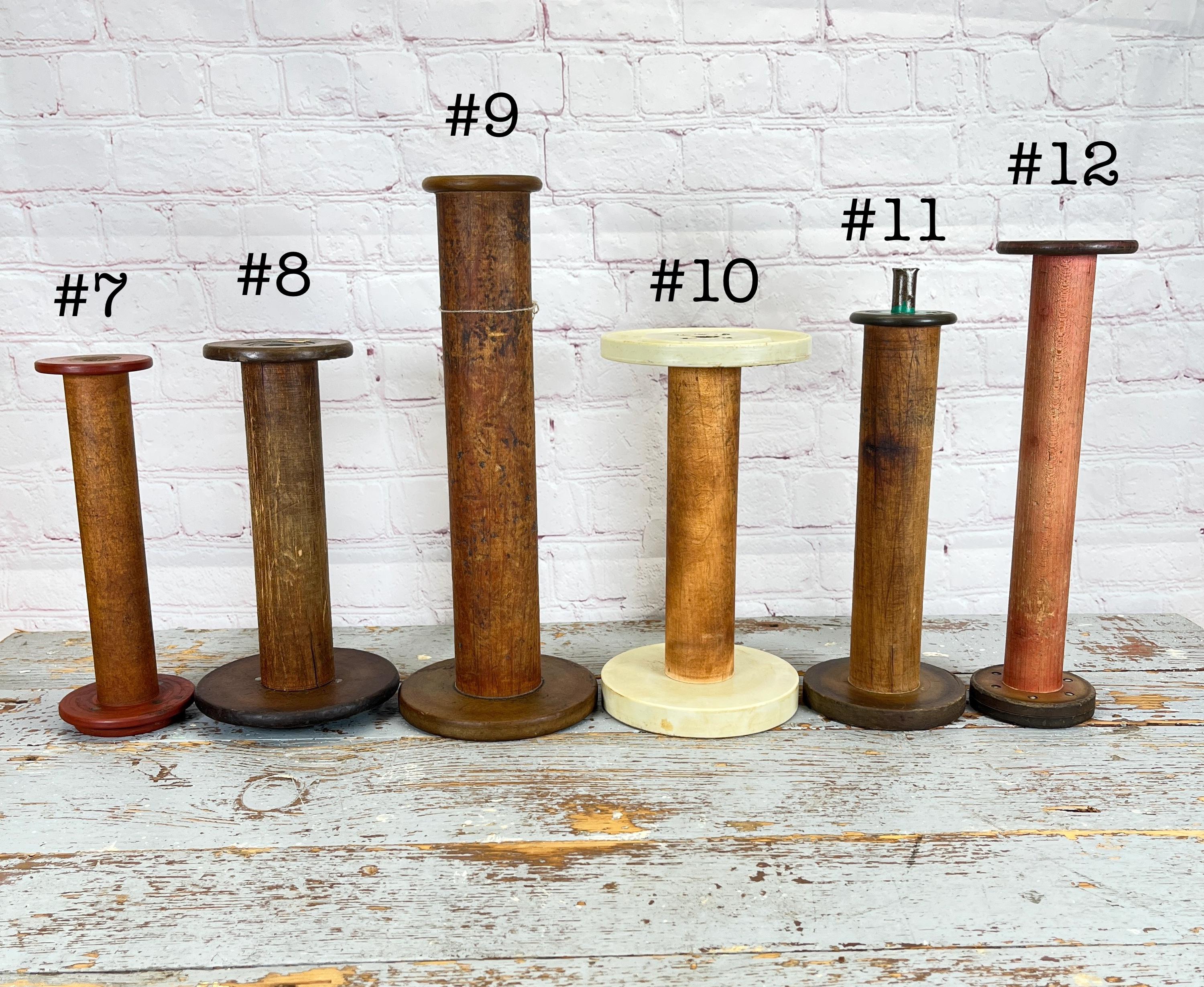 Vintage Wood Thread Spool | Choose One | Rustic Farmhouse Decor ...