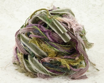 Art Yarn Bundle created with Luxury Novelty Yarns #114