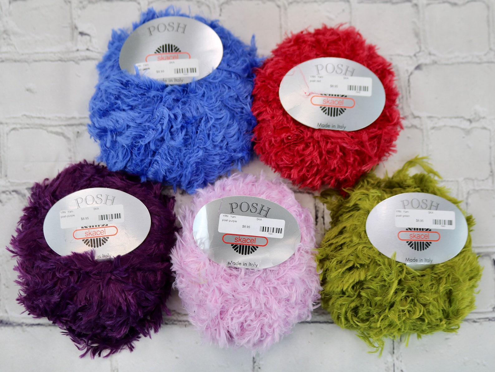 Skacel Collection Posh, Eyelash Yarn, Super Bulky, High End Yarn for