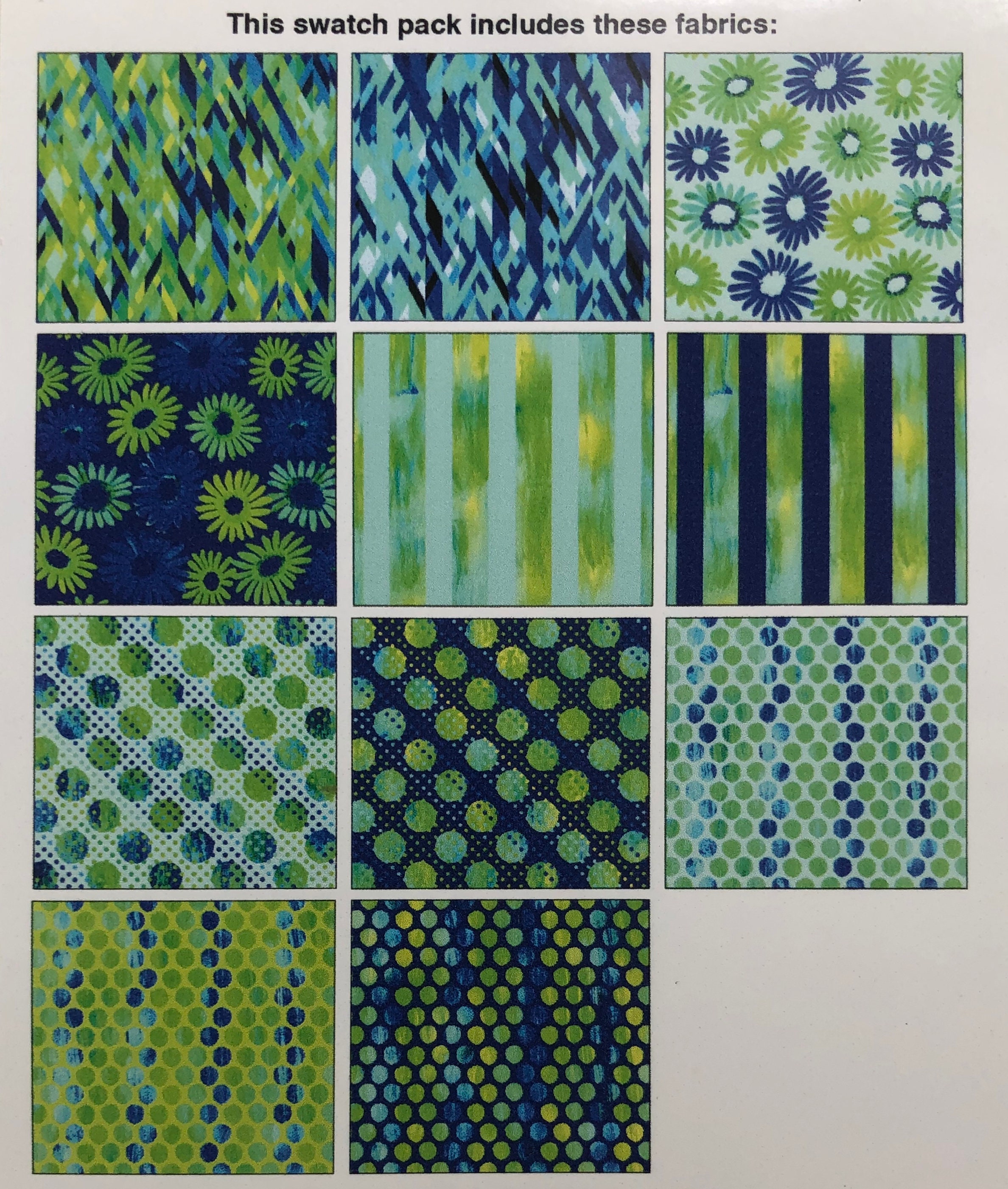 Chris.W 35Pcs Quilting Fabric Squares Sheets, 10x10 Cotton Craft