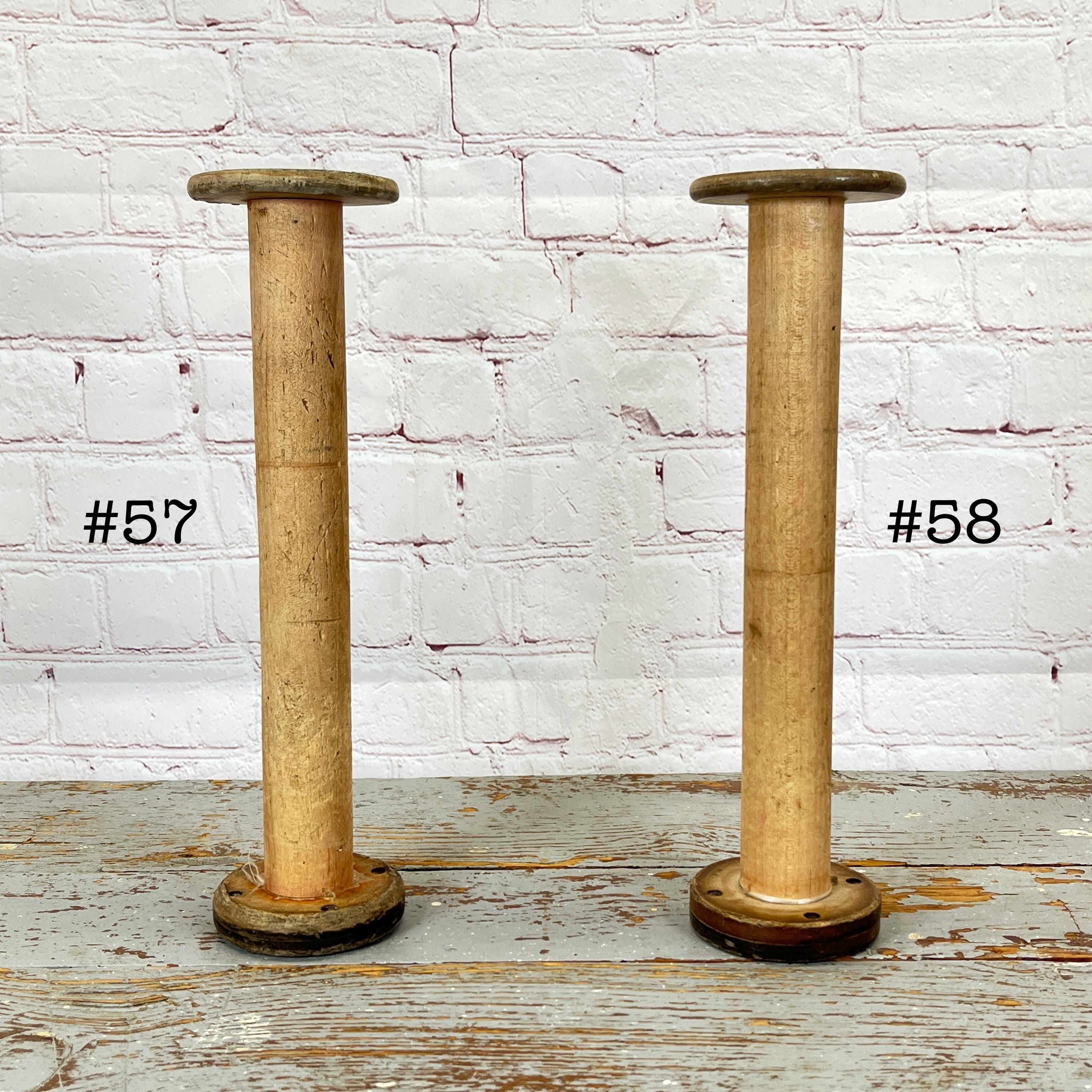 Vintage Wood Thread Spool | Choose One | Rustic Farmhouse Decor ...
