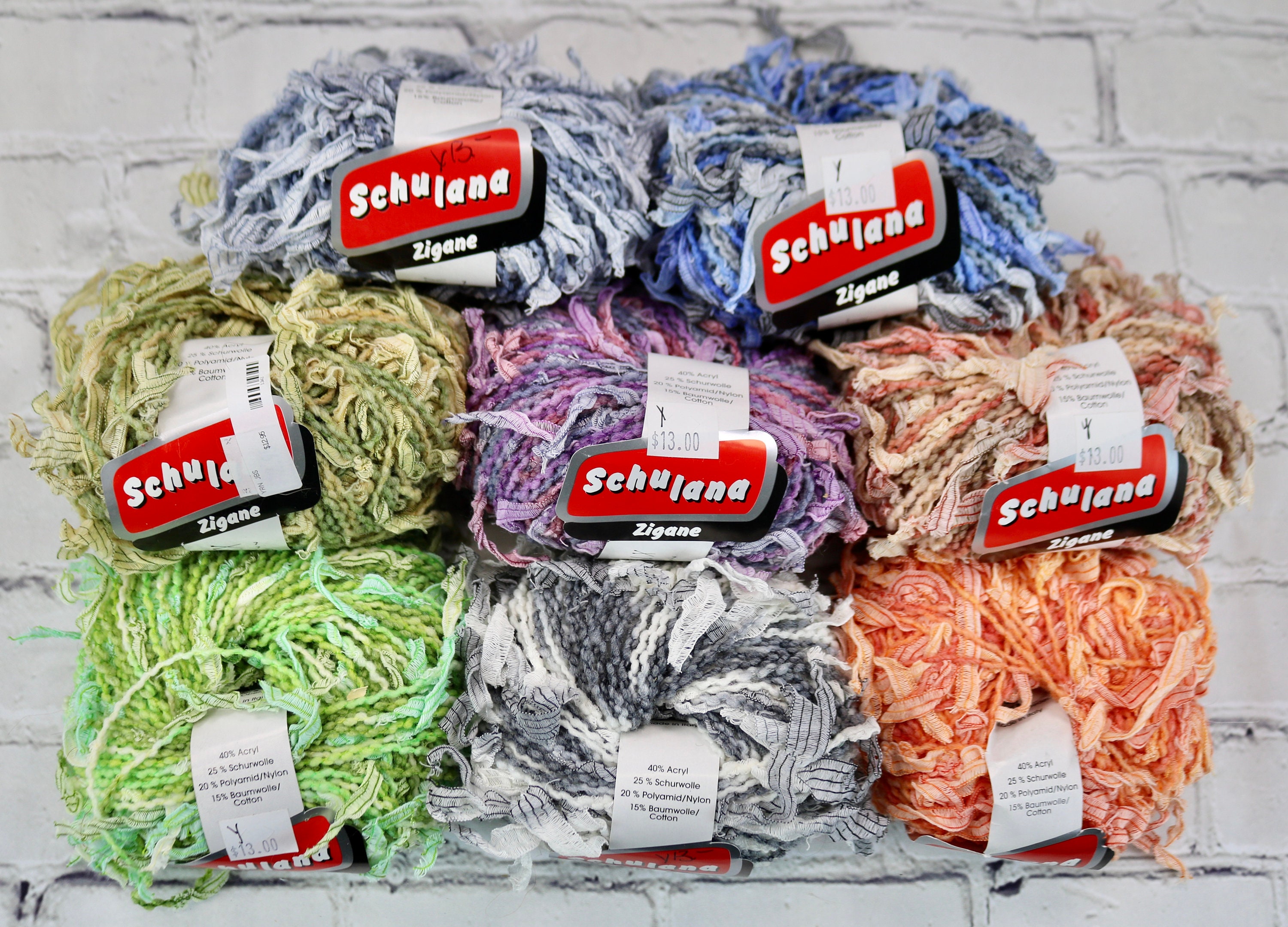 Schulana Zigane Yarn, Super Bulky, High End Yarn for Knitting and