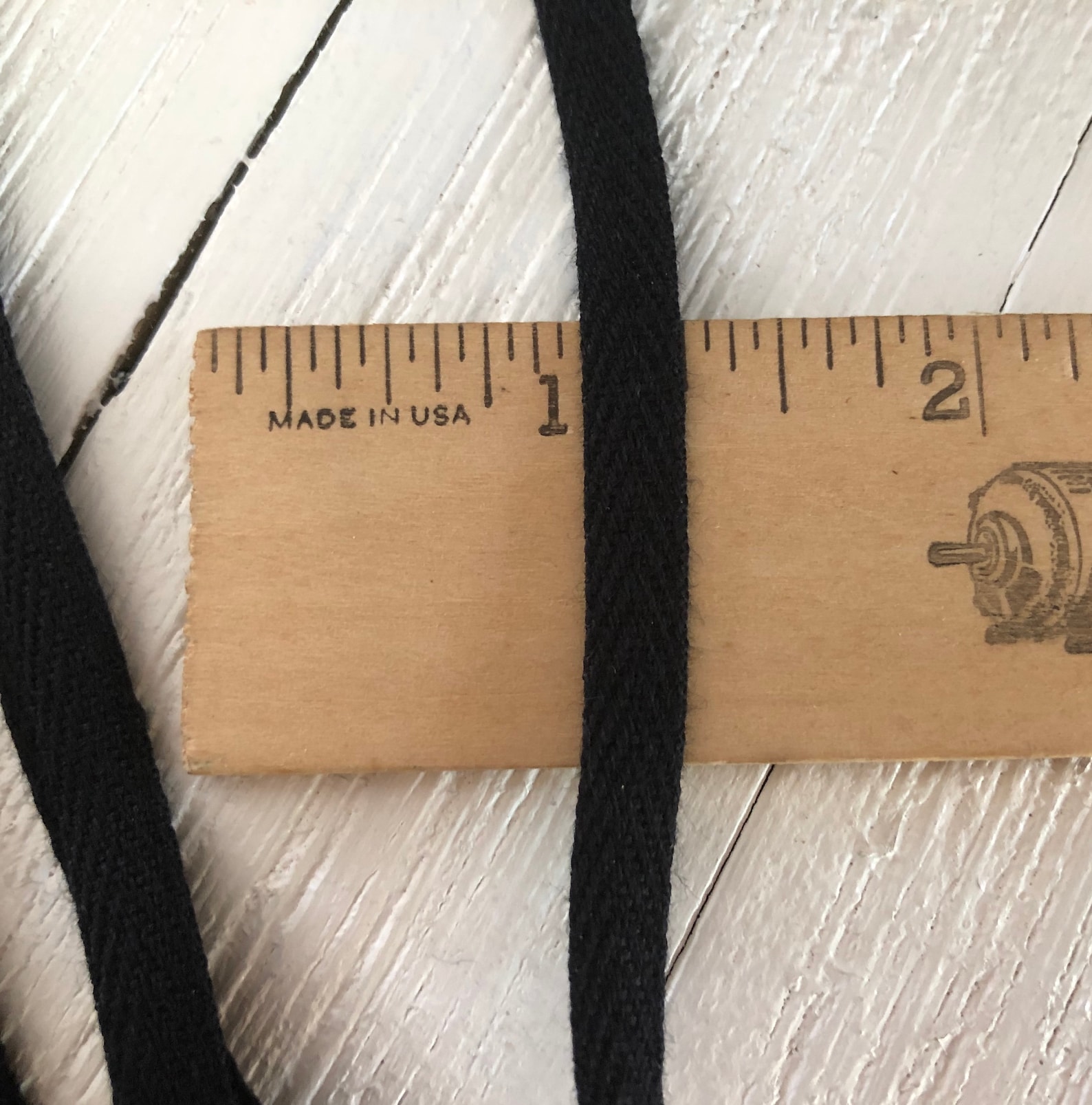 Twill Tape 1/4 inch wide Flat Cord White Natural New Etsy