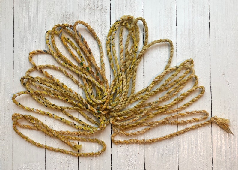 Hand Twisted Fabric Twine Rag Twine Homespun Fabric Rope Etsy