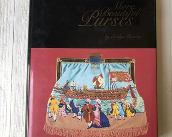 More Beautiful Purses Book, Autographed Copy, by Evelyn Haertig, Antique Purse Collecting, History, Beaded, Leather, Beads, Metal