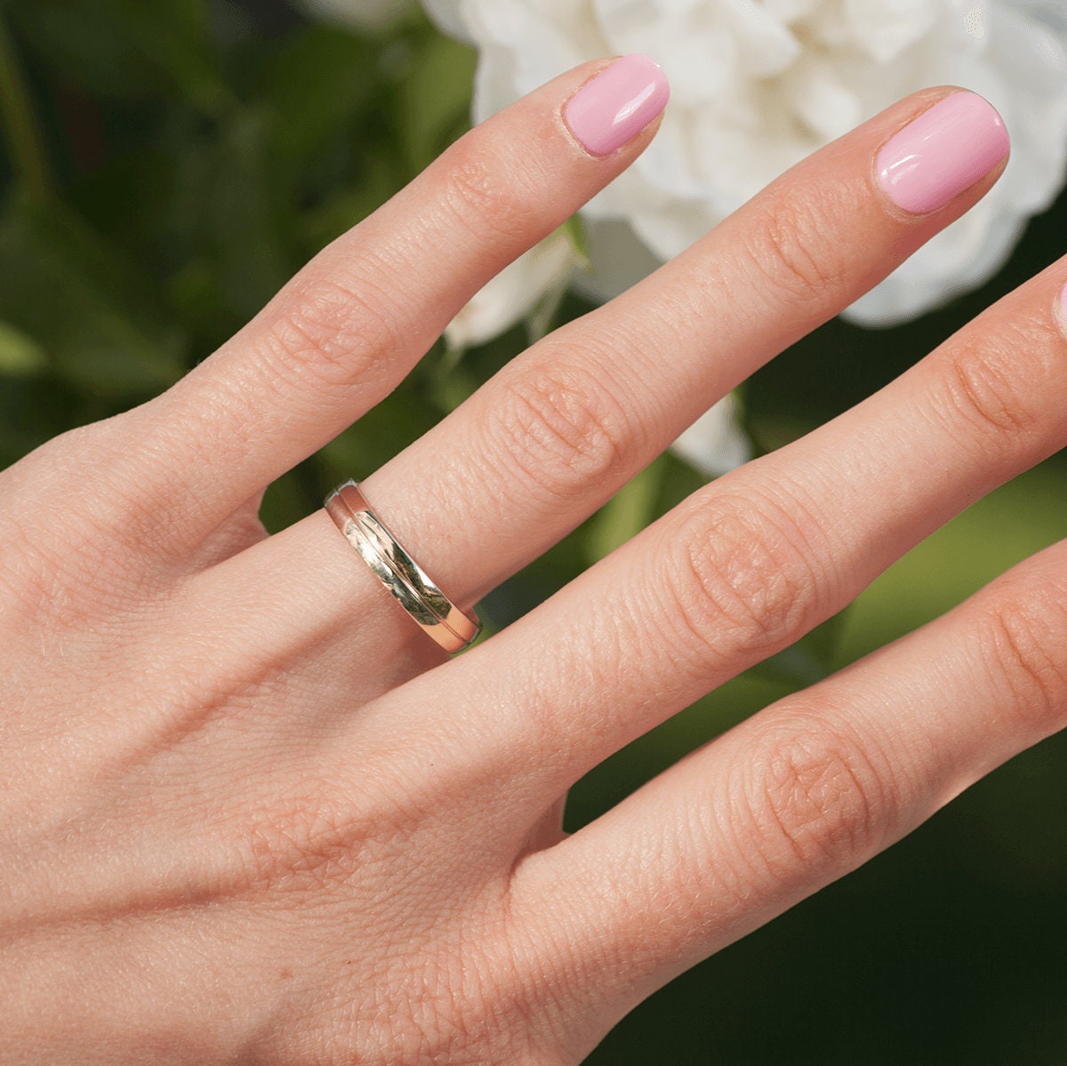 His and Hers Wedding Rings Wedding Ring Sets His and Hers Etsy