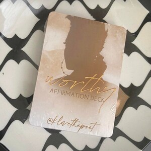 WORTHY AFFIRMATION DECK