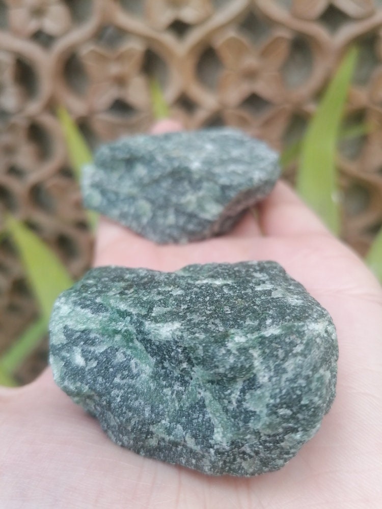 Großer grüner Aventurin Roh natürlicher Kristall roh | Etsy