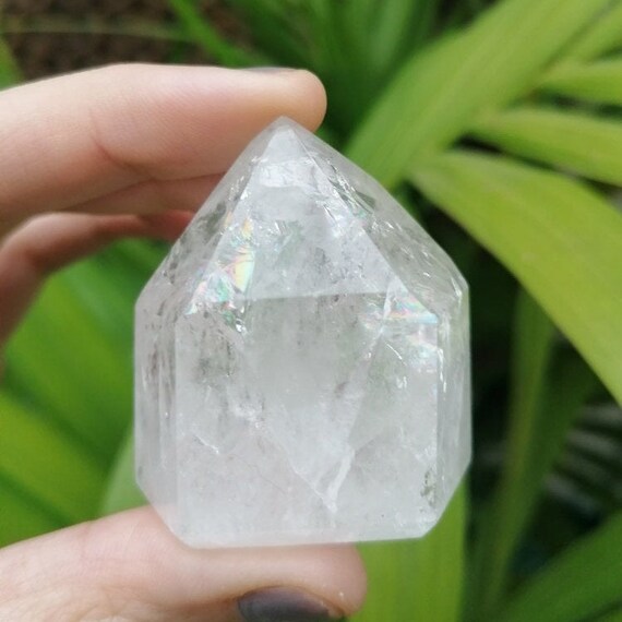 Fire and Ice Quartz Crystal Point Crystal Healing Quartz Etsy UK