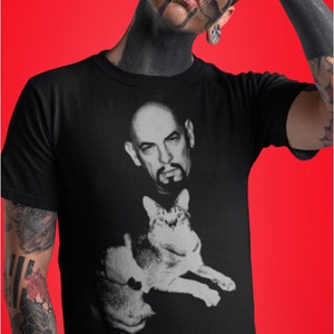 Anton Lavey Satanic Occult Satanism Hail Satan T-shirt Tee Shirt 512 - Etsy