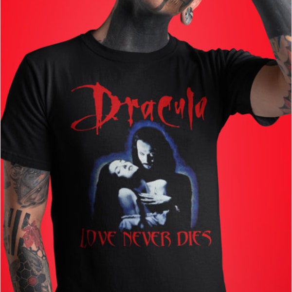 Dracula Bram Stoker Love Never Dies Vampire Horror Movie T-Shirt Tee Shirt 599