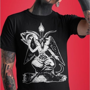 Baphomet Goat Hail Satan T-Shirt Tee Shirt 489