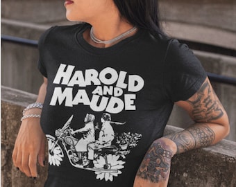 Harold and Maude on Bike T-Shirt Tee Shirt 529