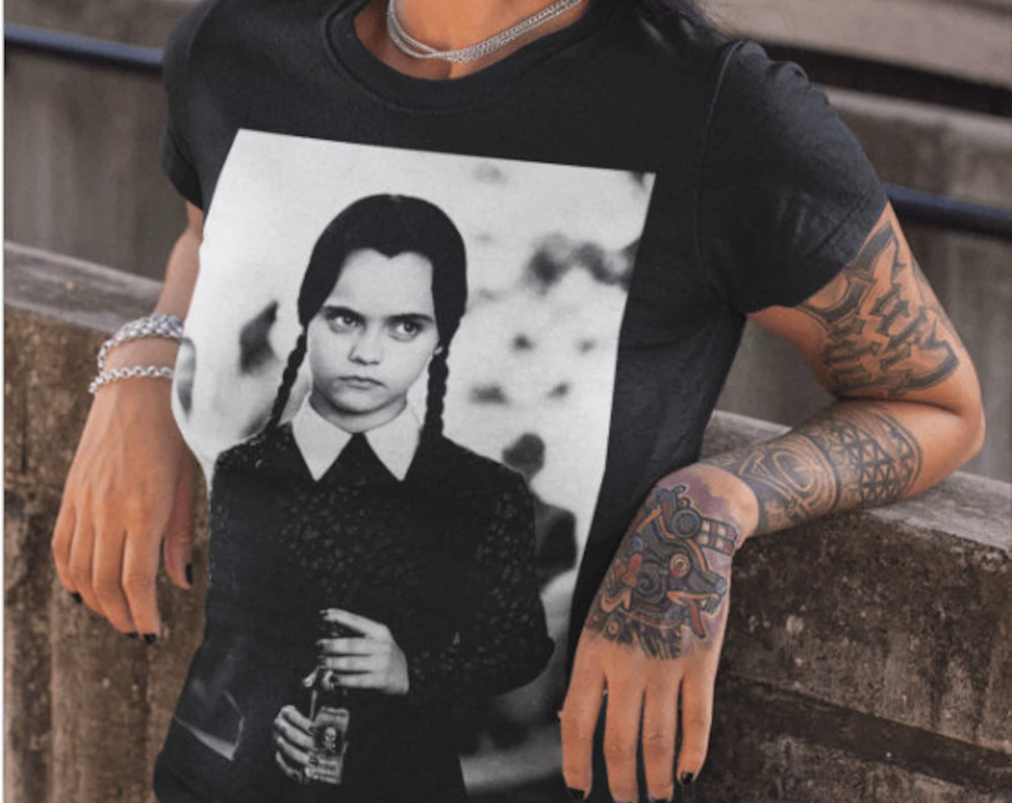 Discover Wednesday Addams Poison Horror Movie T-Shirt
