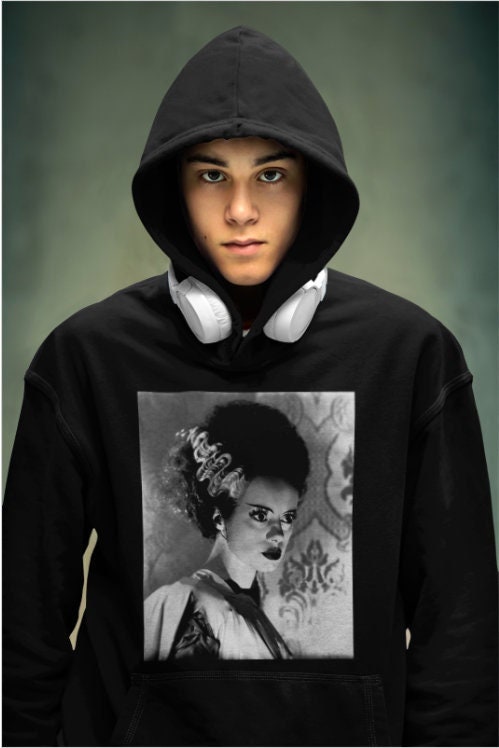 Bride of Frankenstein Hoodie 1368 Etsy