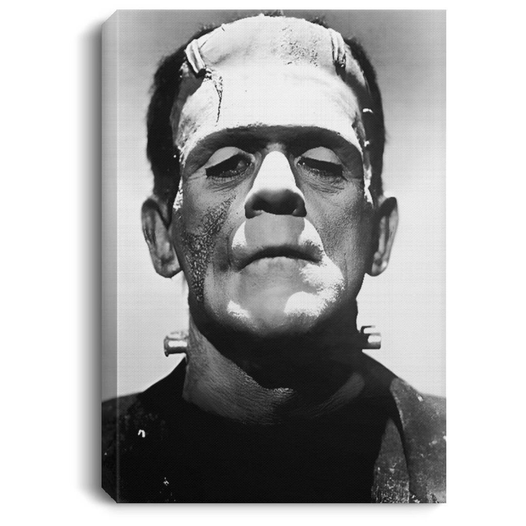 Mary Shelley Frankenstein Canvas Art, Gothic Wall Decor, Literary Art