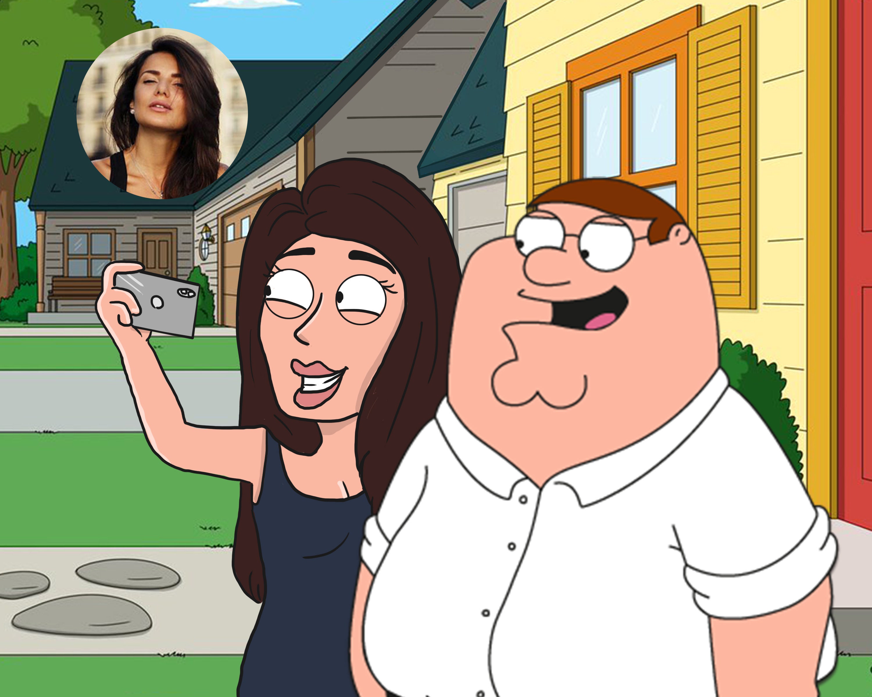 Family Guy Portrait Custom Portrait Digital Portrait Family - Etsy