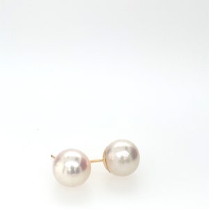 Freshwater Pearl Earrings | Pearl Stud Earrings | 14Kt Pearl Stud Earrings