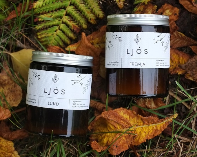 M - a bundle of 2x, 3x or 4x LJÓS candles of your choice - Free Shipping Worldwide!