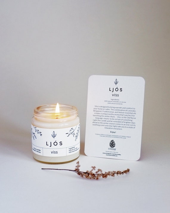 VÍSS - Essential oils scented candle