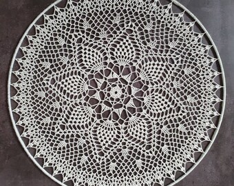 DUTCH Mandala crochet pattern, mandala crochet, crochet pattern Dutch, mandala pattern, crochet mandala, wedding decoration, 50 cm