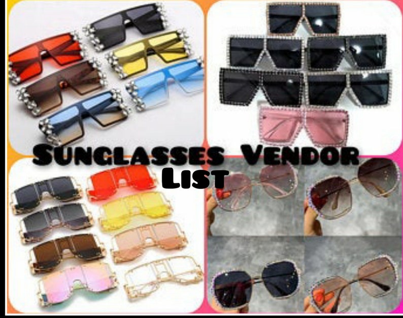 Sunglasses Vendor List Etsy