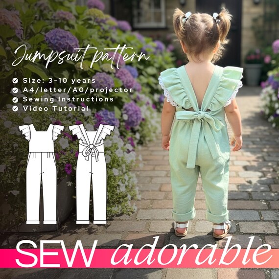 Cotton Romper With Waist Sash Toddler Girl Summer Romper - Floral Off ...