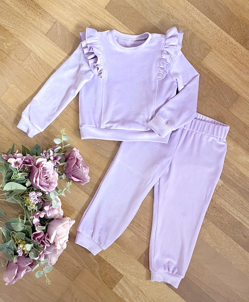 LILY Girls Sweatsuit Sewing Patterns Toddler Tracksuit Set Etsy