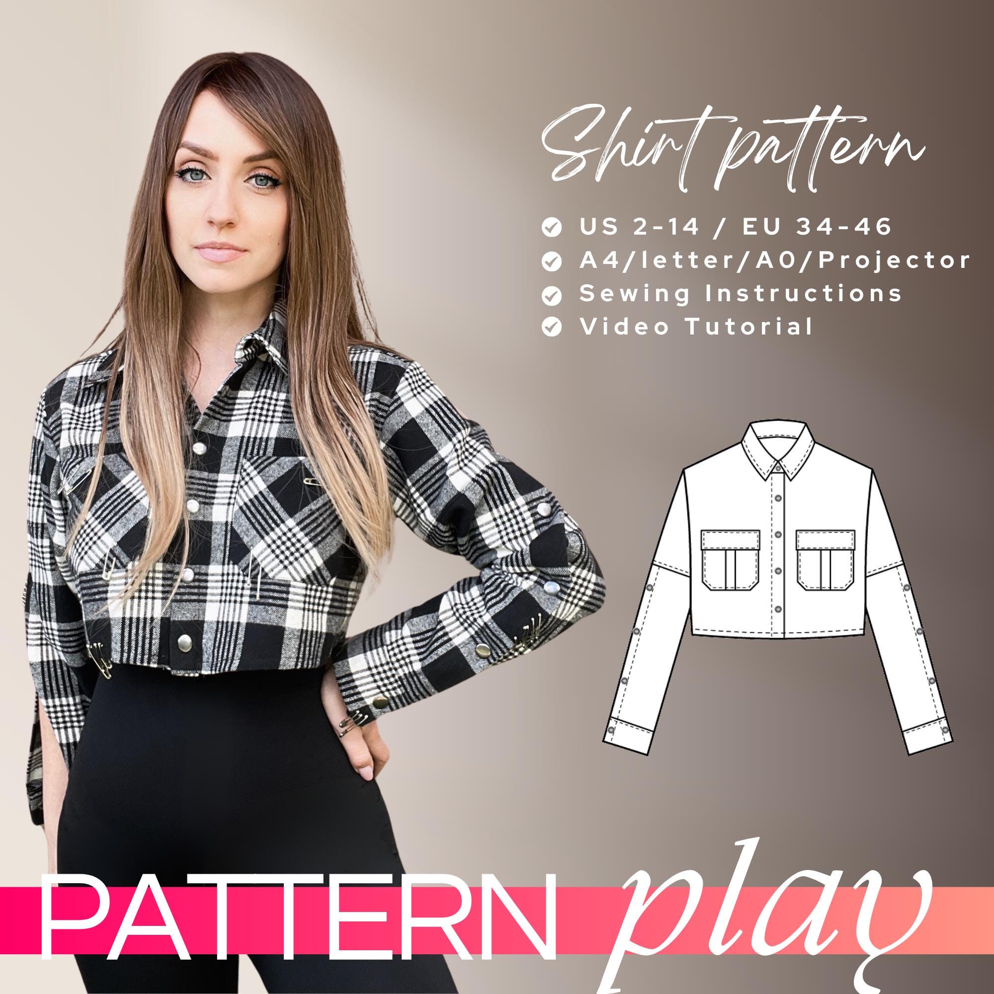 Cropped Oversized Buttondown – Stampd