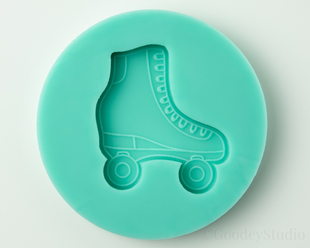 Roller Skate Mold, Silicone Mold for Resin, 6mm Casting Mold, Handmade